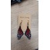 Boucles d'oreille Papillon Monarque